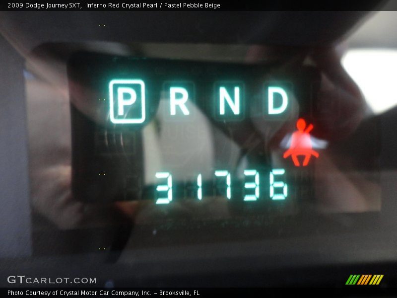 Inferno Red Crystal Pearl / Pastel Pebble Beige 2009 Dodge Journey SXT