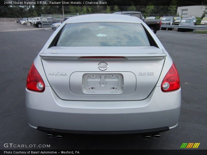 Radiant Silver Metallic / Charcoal Black 2008 Nissan Maxima 3.5 SE