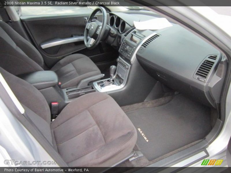 Radiant Silver Metallic / Charcoal Black 2008 Nissan Maxima 3.5 SE