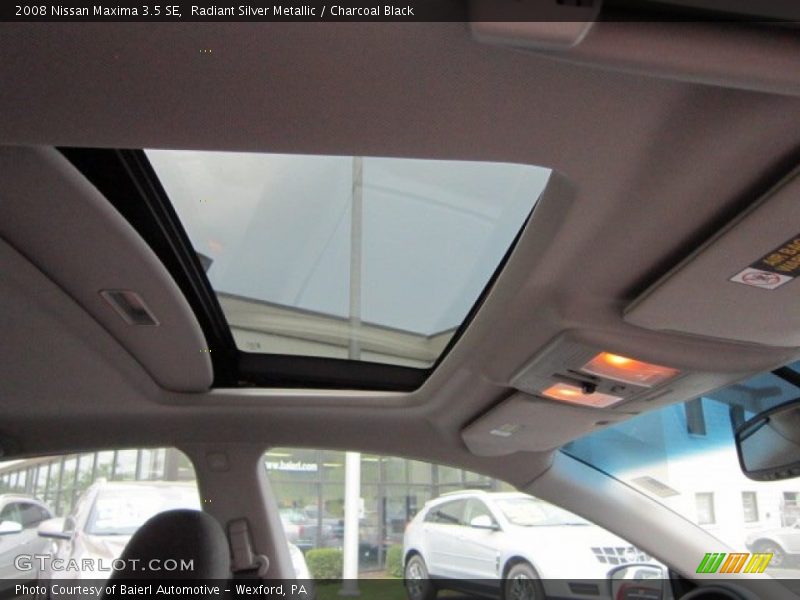 Radiant Silver Metallic / Charcoal Black 2008 Nissan Maxima 3.5 SE