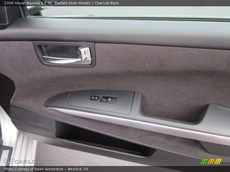 Radiant Silver Metallic / Charcoal Black 2008 Nissan Maxima 3.5 SE