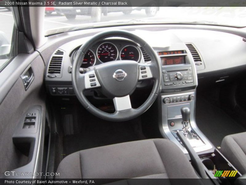 Radiant Silver Metallic / Charcoal Black 2008 Nissan Maxima 3.5 SE