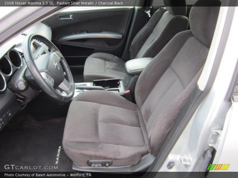 Radiant Silver Metallic / Charcoal Black 2008 Nissan Maxima 3.5 SE