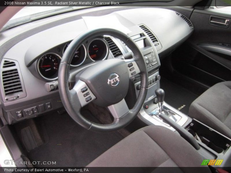 Radiant Silver Metallic / Charcoal Black 2008 Nissan Maxima 3.5 SE