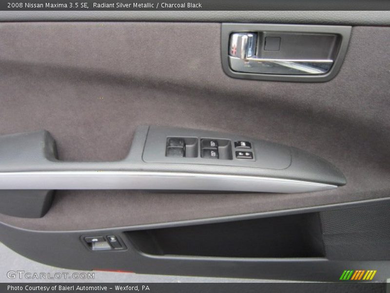 Radiant Silver Metallic / Charcoal Black 2008 Nissan Maxima 3.5 SE