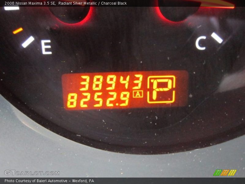 Radiant Silver Metallic / Charcoal Black 2008 Nissan Maxima 3.5 SE