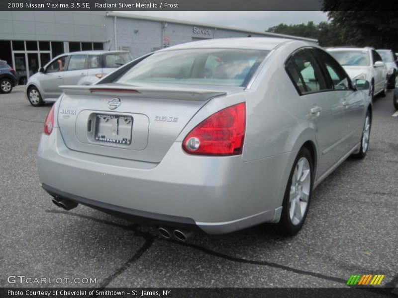 Radiant Silver Metallic / Frost 2008 Nissan Maxima 3.5 SE