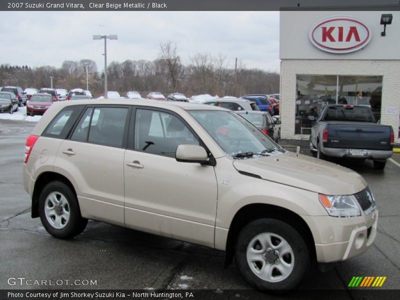 Clear Beige Metallic / Black 2007 Suzuki Grand Vitara