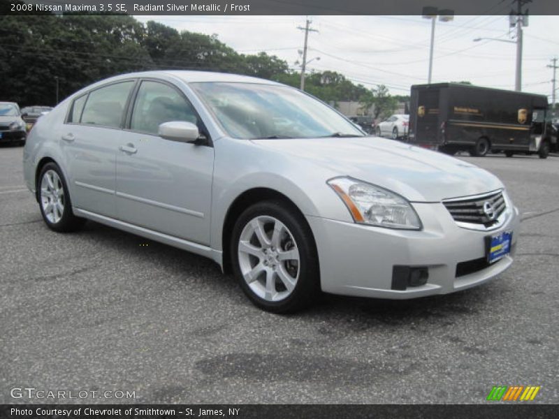 Radiant Silver Metallic / Frost 2008 Nissan Maxima 3.5 SE