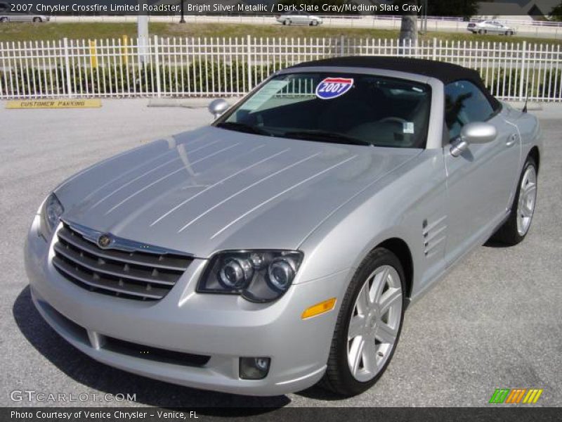 Bright Silver Metallic / Dark Slate Gray/Medium Slate Gray 2007 Chrysler Crossfire Limited Roadster