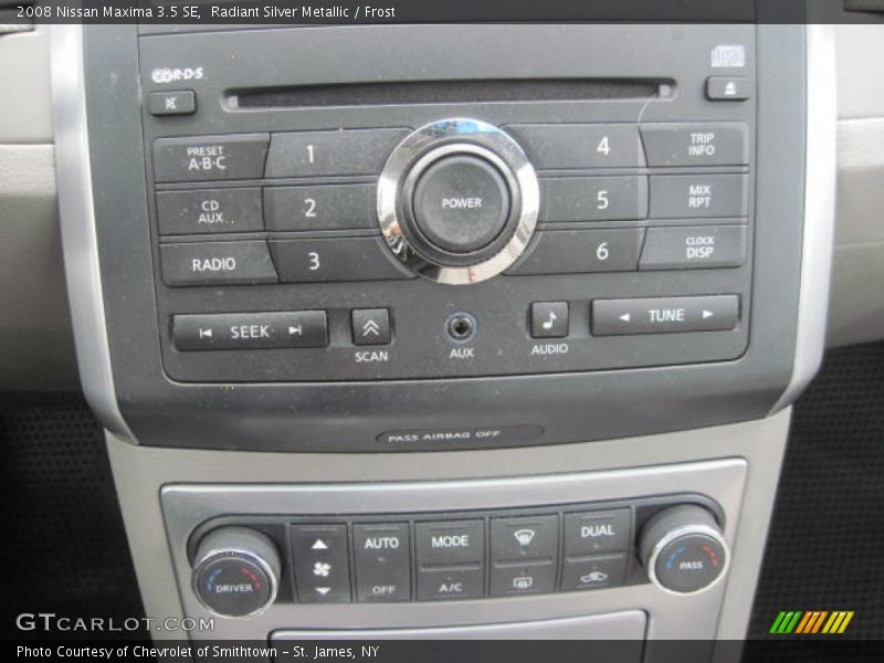 Radiant Silver Metallic / Frost 2008 Nissan Maxima 3.5 SE