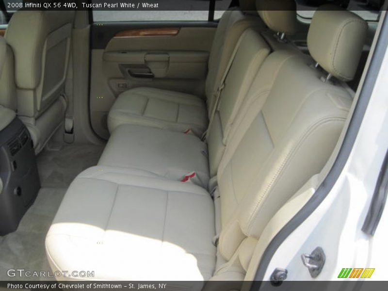 Tuscan Pearl White / Wheat 2008 Infiniti QX 56 4WD
