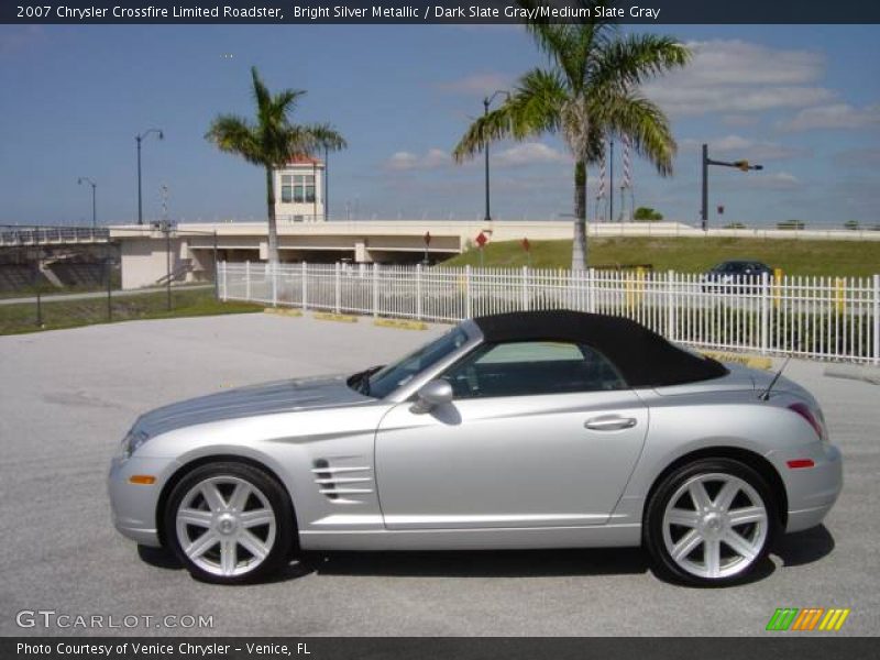 Bright Silver Metallic / Dark Slate Gray/Medium Slate Gray 2007 Chrysler Crossfire Limited Roadster