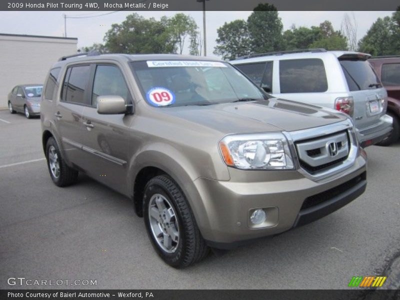 Mocha Metallic / Beige 2009 Honda Pilot Touring 4WD