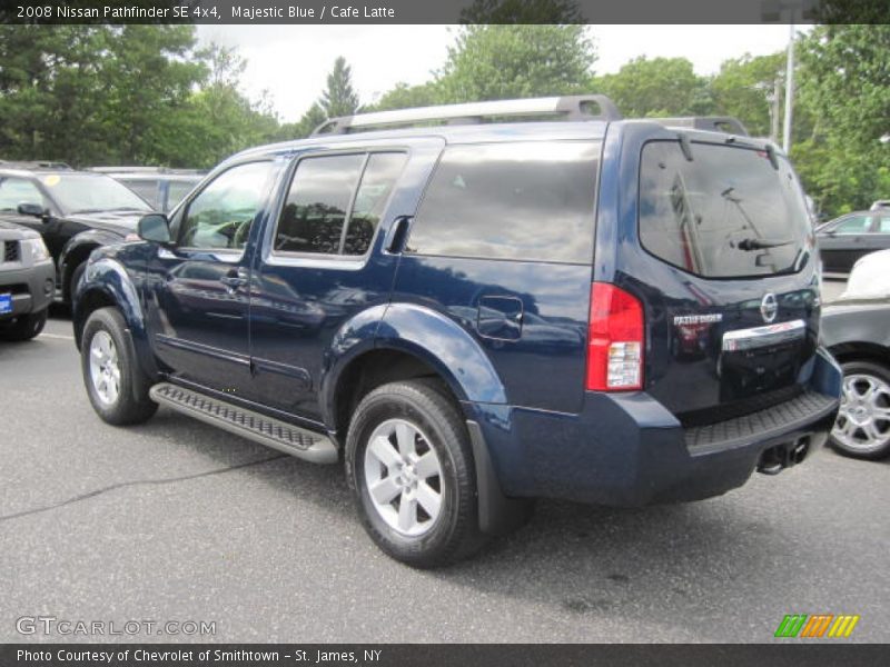 Majestic Blue / Cafe Latte 2008 Nissan Pathfinder SE 4x4