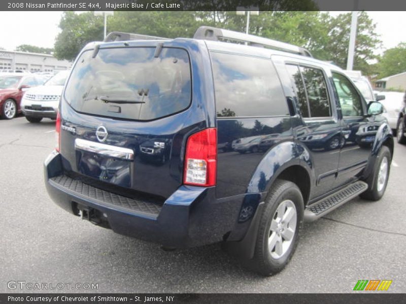 Majestic Blue / Cafe Latte 2008 Nissan Pathfinder SE 4x4