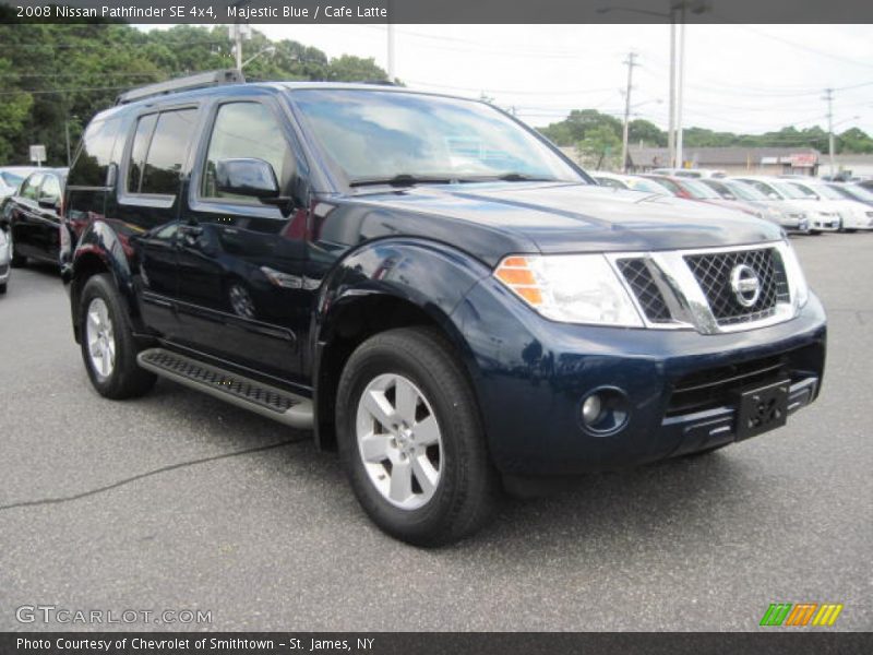 Majestic Blue / Cafe Latte 2008 Nissan Pathfinder SE 4x4