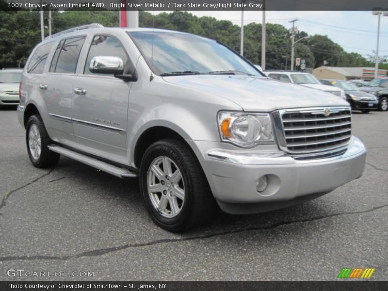 Bright Silver Metallic / Dark Slate Gray/Light Slate Gray 2007 Chrysler Aspen Limited 4WD