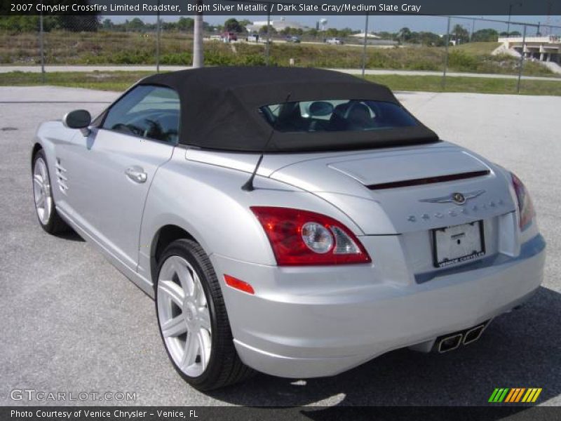 Bright Silver Metallic / Dark Slate Gray/Medium Slate Gray 2007 Chrysler Crossfire Limited Roadster