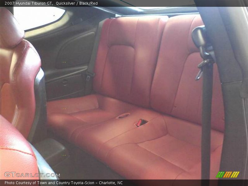Quicksilver / Black/Red 2007 Hyundai Tiburon GT