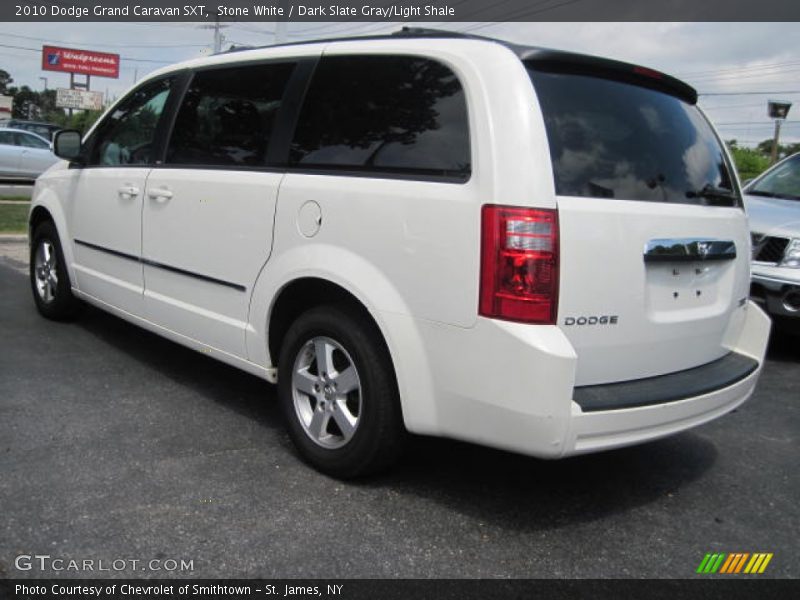 Stone White / Dark Slate Gray/Light Shale 2010 Dodge Grand Caravan SXT