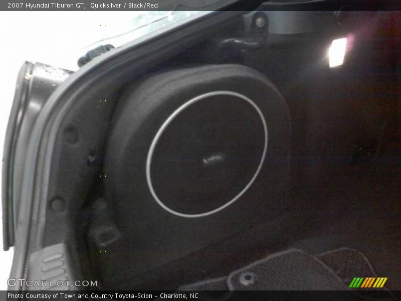 Quicksilver / Black/Red 2007 Hyundai Tiburon GT