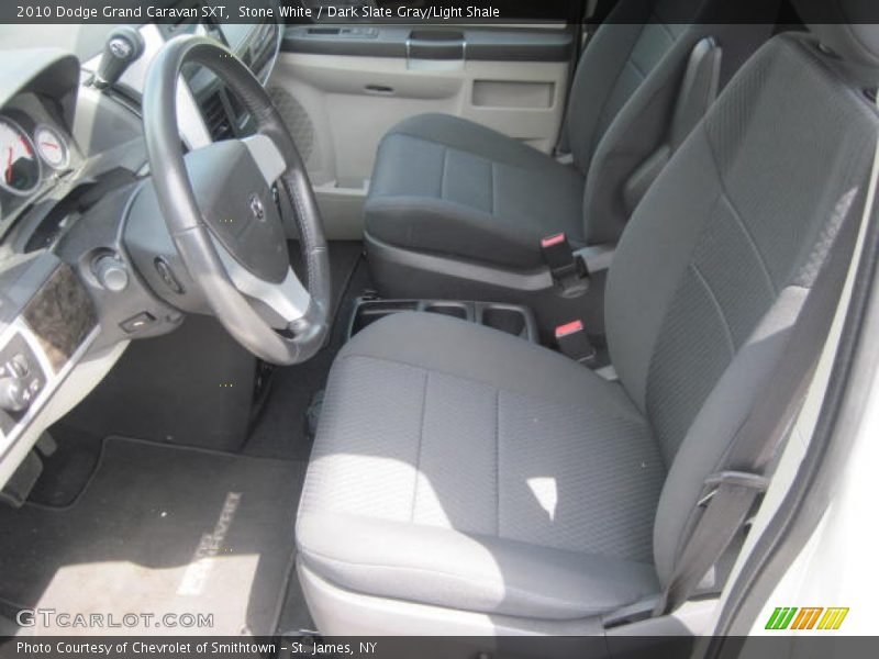 Stone White / Dark Slate Gray/Light Shale 2010 Dodge Grand Caravan SXT