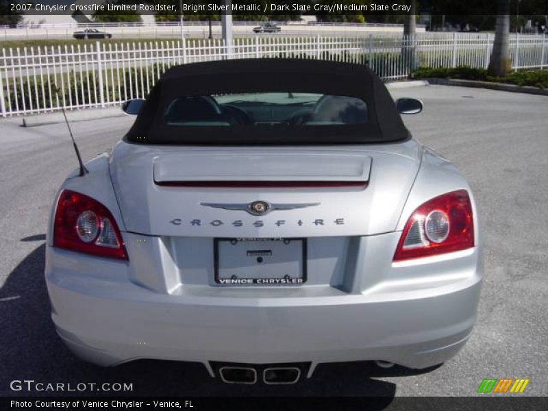 Bright Silver Metallic / Dark Slate Gray/Medium Slate Gray 2007 Chrysler Crossfire Limited Roadster