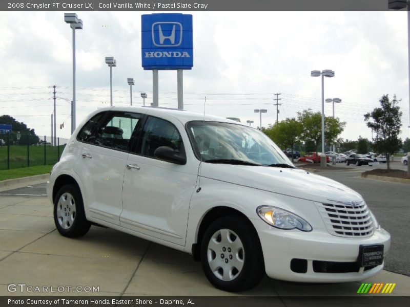 Cool Vanilla White / Pastel Slate Gray 2008 Chrysler PT Cruiser LX