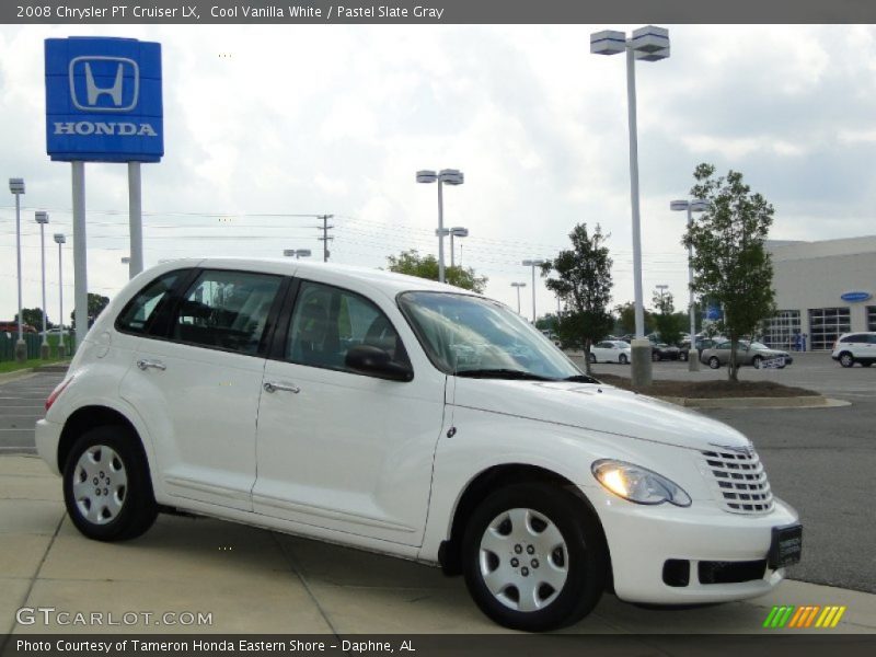 Cool Vanilla White / Pastel Slate Gray 2008 Chrysler PT Cruiser LX