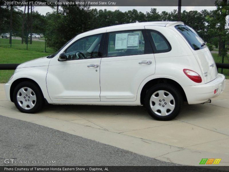 Cool Vanilla White / Pastel Slate Gray 2008 Chrysler PT Cruiser LX