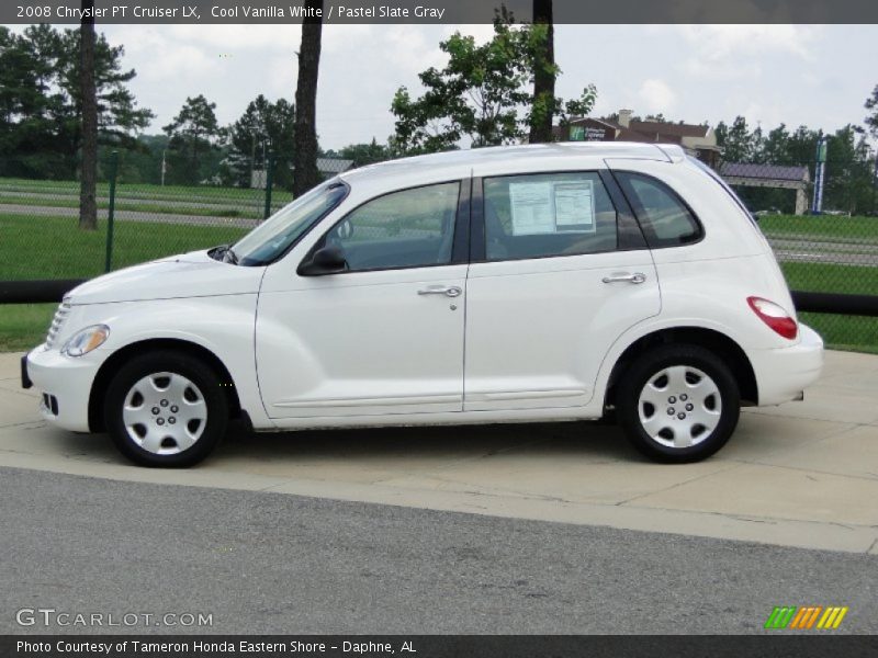 Cool Vanilla White / Pastel Slate Gray 2008 Chrysler PT Cruiser LX