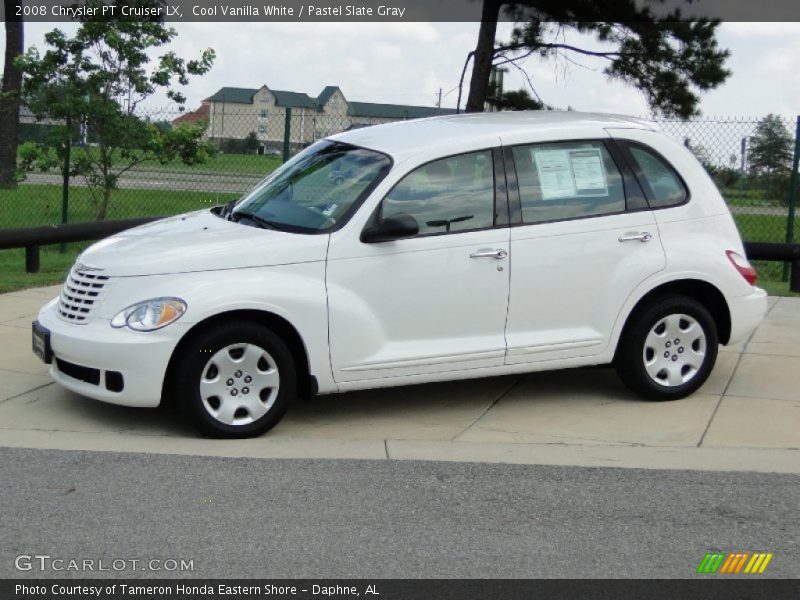 Cool Vanilla White / Pastel Slate Gray 2008 Chrysler PT Cruiser LX