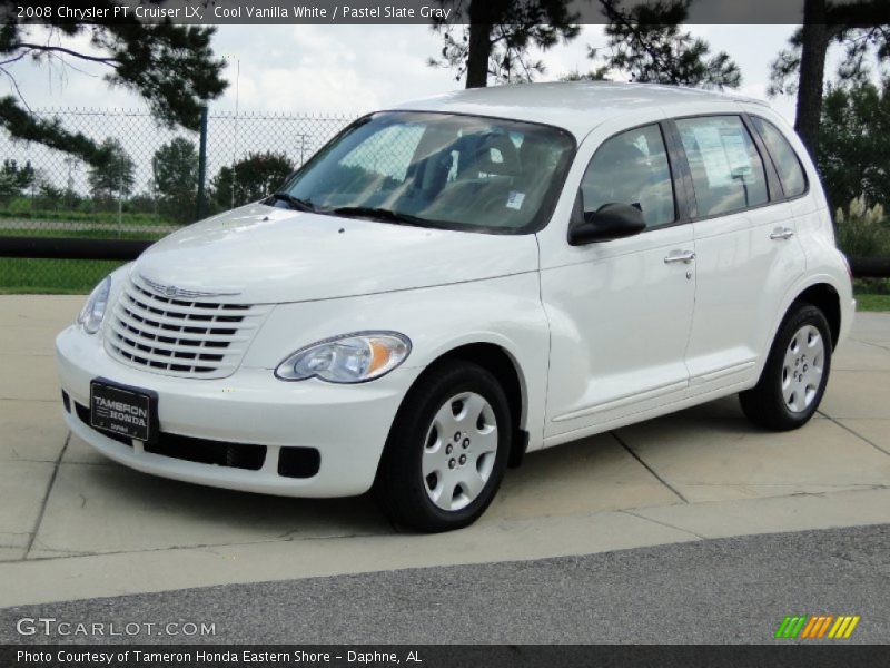 Cool Vanilla White / Pastel Slate Gray 2008 Chrysler PT Cruiser LX