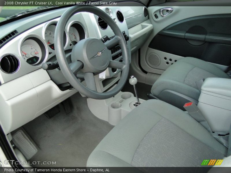 Cool Vanilla White / Pastel Slate Gray 2008 Chrysler PT Cruiser LX
