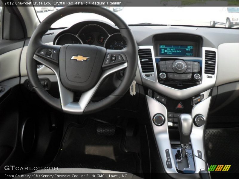 Dashboard of 2012 Cruze Eco