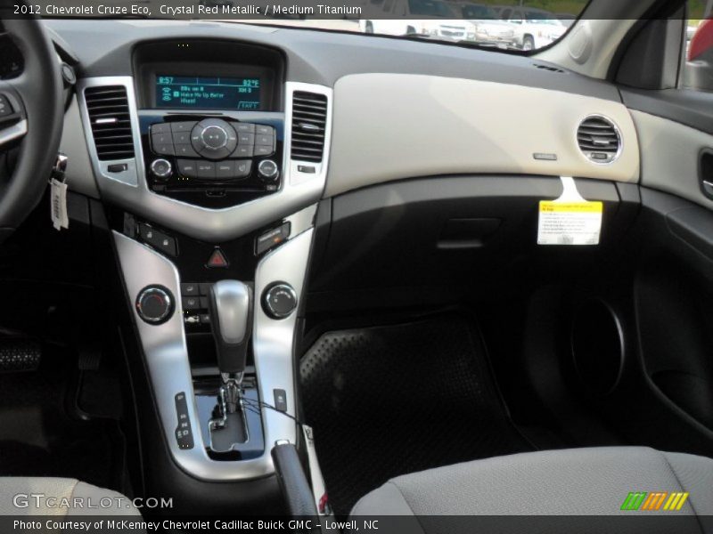 Crystal Red Metallic / Medium Titanium 2012 Chevrolet Cruze Eco