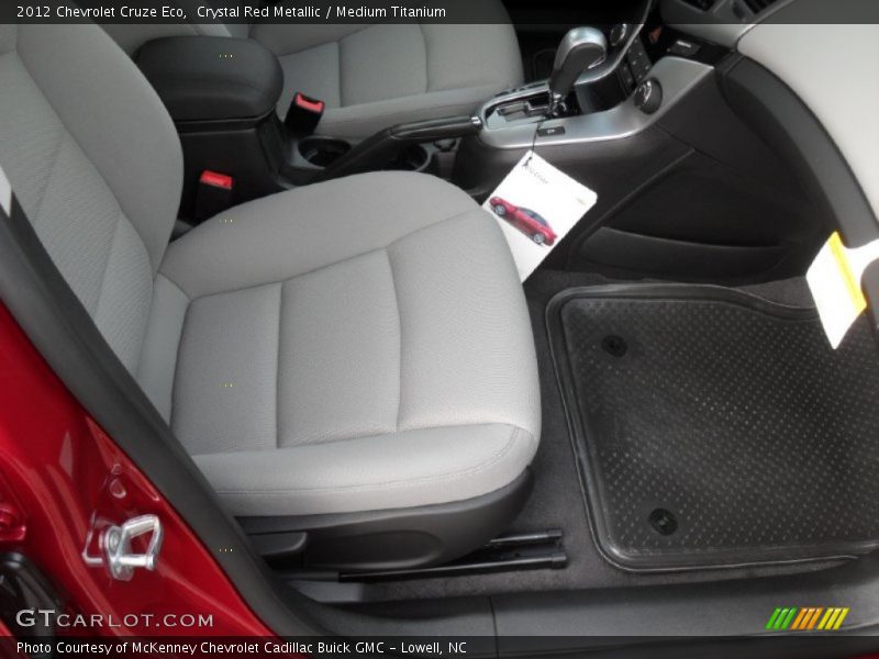 Crystal Red Metallic / Medium Titanium 2012 Chevrolet Cruze Eco