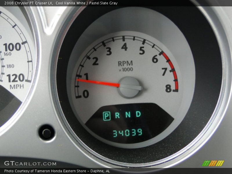 Cool Vanilla White / Pastel Slate Gray 2008 Chrysler PT Cruiser LX
