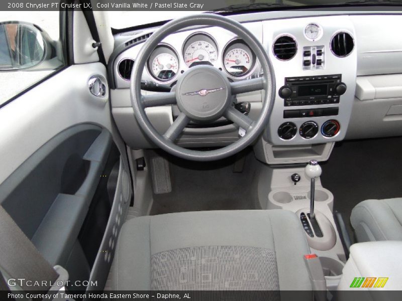 Cool Vanilla White / Pastel Slate Gray 2008 Chrysler PT Cruiser LX