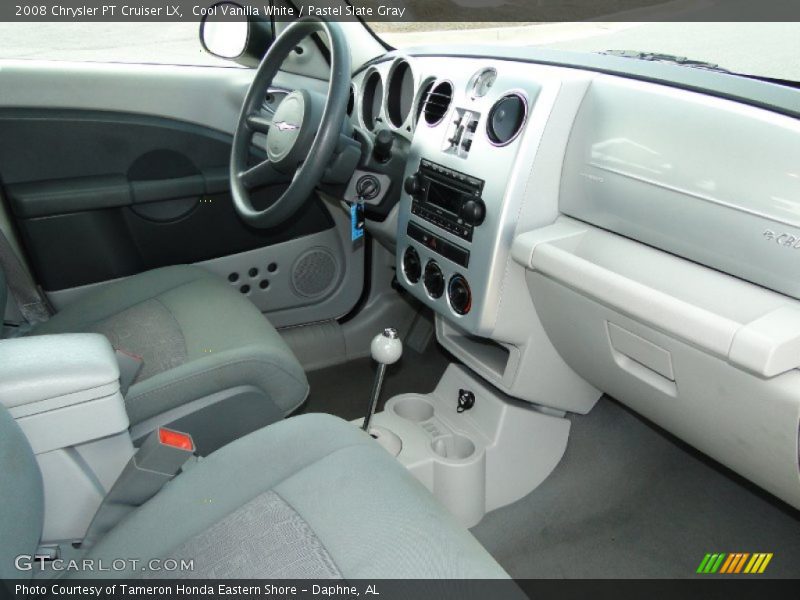 Cool Vanilla White / Pastel Slate Gray 2008 Chrysler PT Cruiser LX