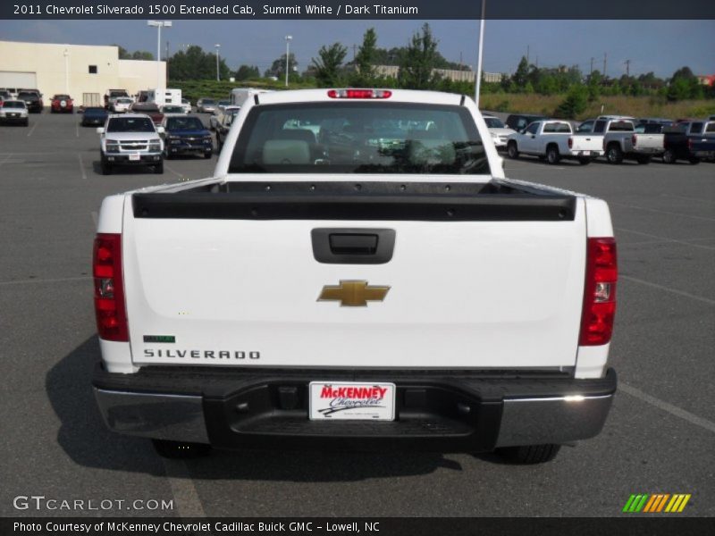 Summit White / Dark Titanium 2011 Chevrolet Silverado 1500 Extended Cab