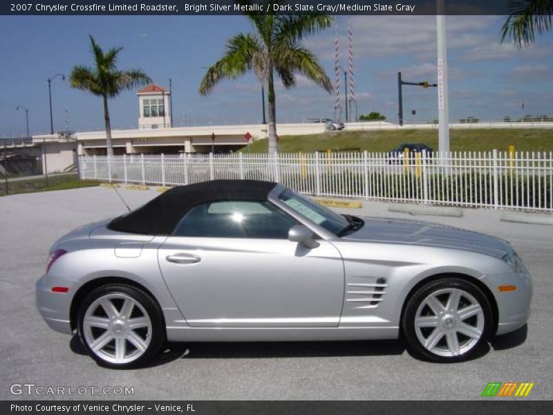 Bright Silver Metallic / Dark Slate Gray/Medium Slate Gray 2007 Chrysler Crossfire Limited Roadster