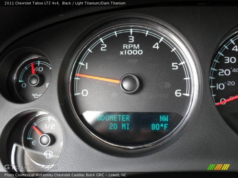 Black / Light Titanium/Dark Titanium 2011 Chevrolet Tahoe LTZ 4x4