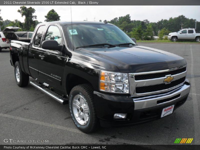 Black / Ebony 2011 Chevrolet Silverado 1500 LT Extended Cab