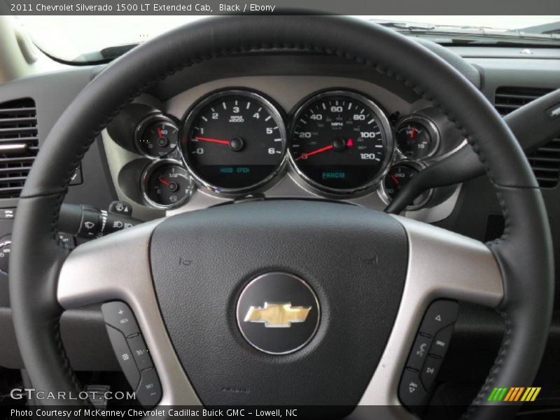 Black / Ebony 2011 Chevrolet Silverado 1500 LT Extended Cab