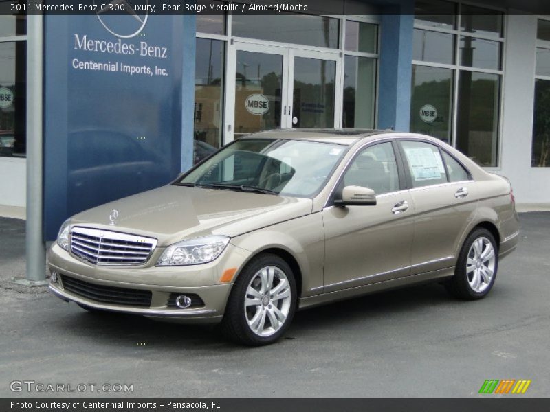 Pearl Beige Metallic / Almond/Mocha 2011 Mercedes-Benz C 300 Luxury
