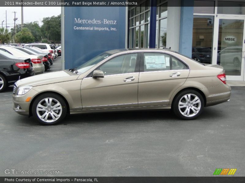 Pearl Beige Metallic / Almond/Mocha 2011 Mercedes-Benz C 300 Luxury