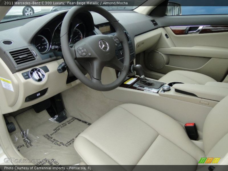 Pearl Beige Metallic / Almond/Mocha 2011 Mercedes-Benz C 300 Luxury