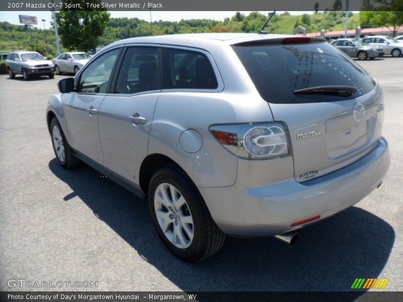 True Silver Metallic / Black 2007 Mazda CX-7 Sport
